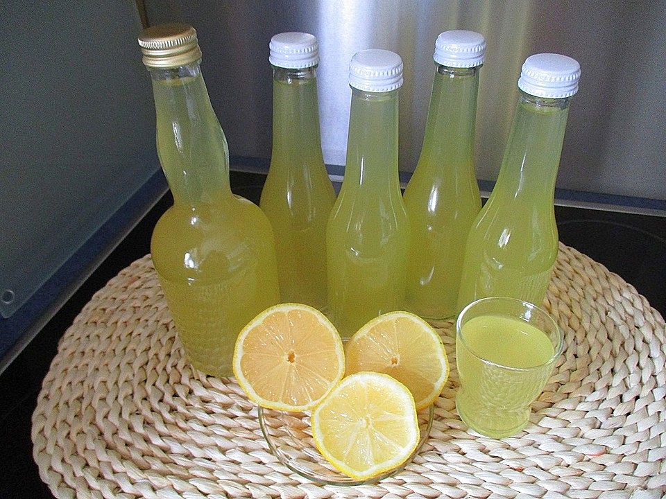 Zitronenlikör aus Bio - Zitronen von Elderberry | Chefkoch