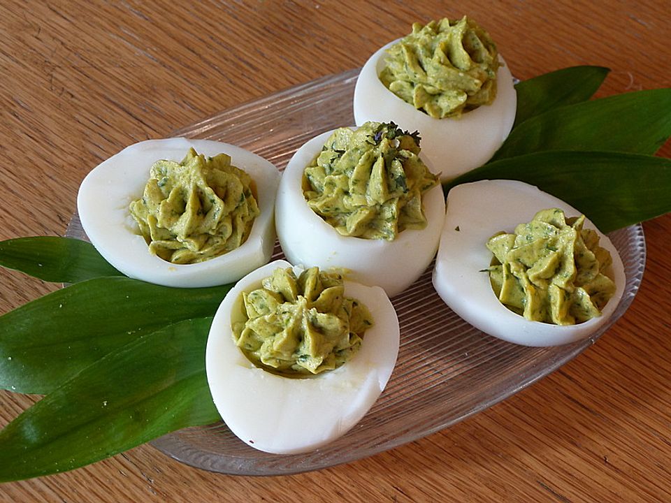 Gefüllte Eier mit Bärlauch von julisan| Chefkoch