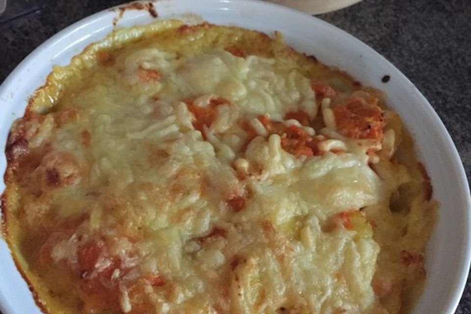 Süßkartoffelgratin