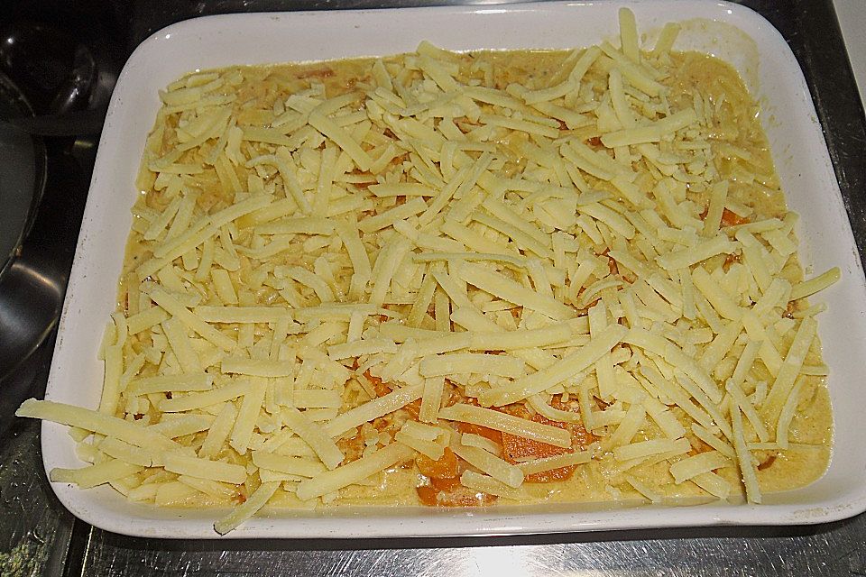 Süßkartoffelgratin