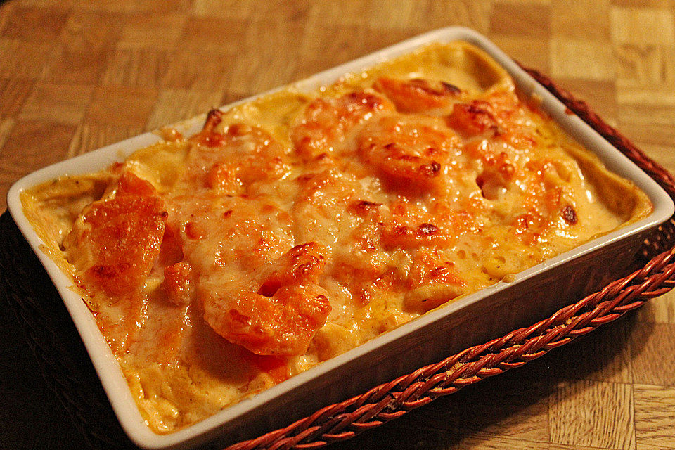 Süßkartoffelgratin