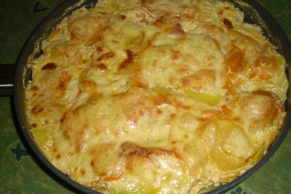 Süßkartoffelgratin