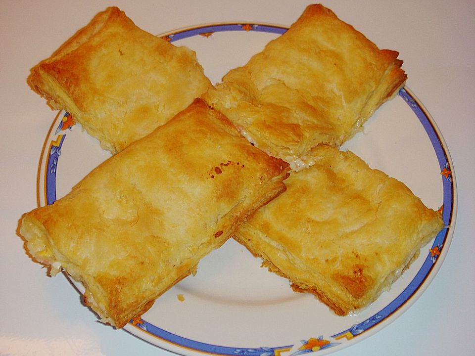 Blätterteigtascherl mit Schinken Ei Füllung von schwabati Chefkoch