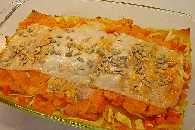 Karotten - Apfel - Lasagne von plumbum| Chefkoch