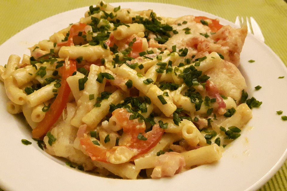 Makkaroniauflauf Elsässer Art