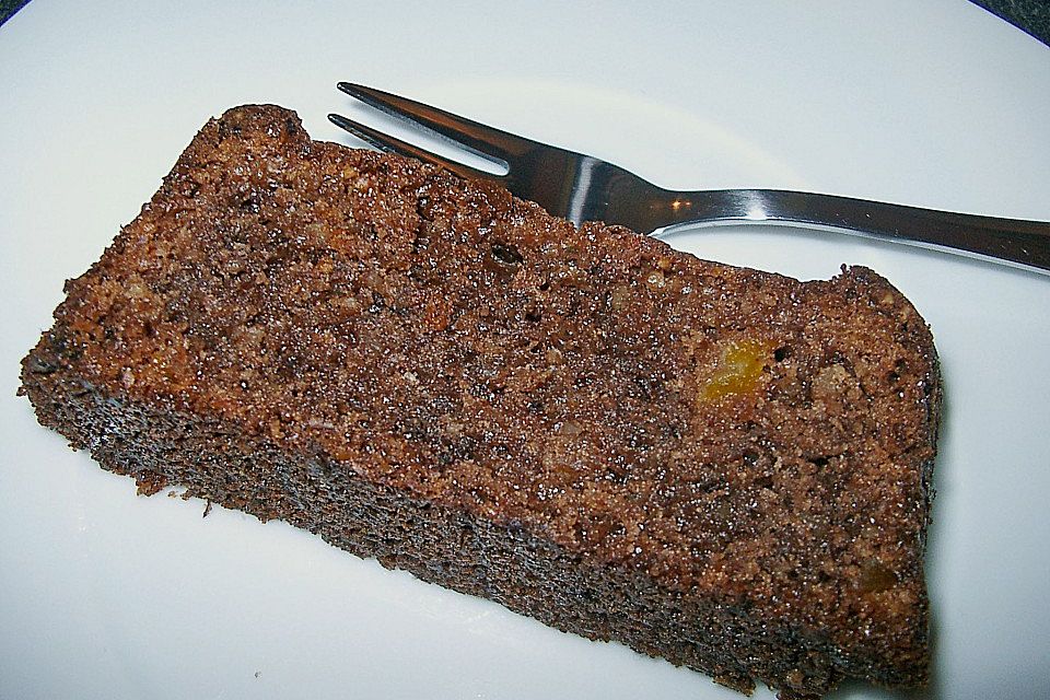 Nuss - Schoko - Aprikosen - Kuchen a la Mäusle