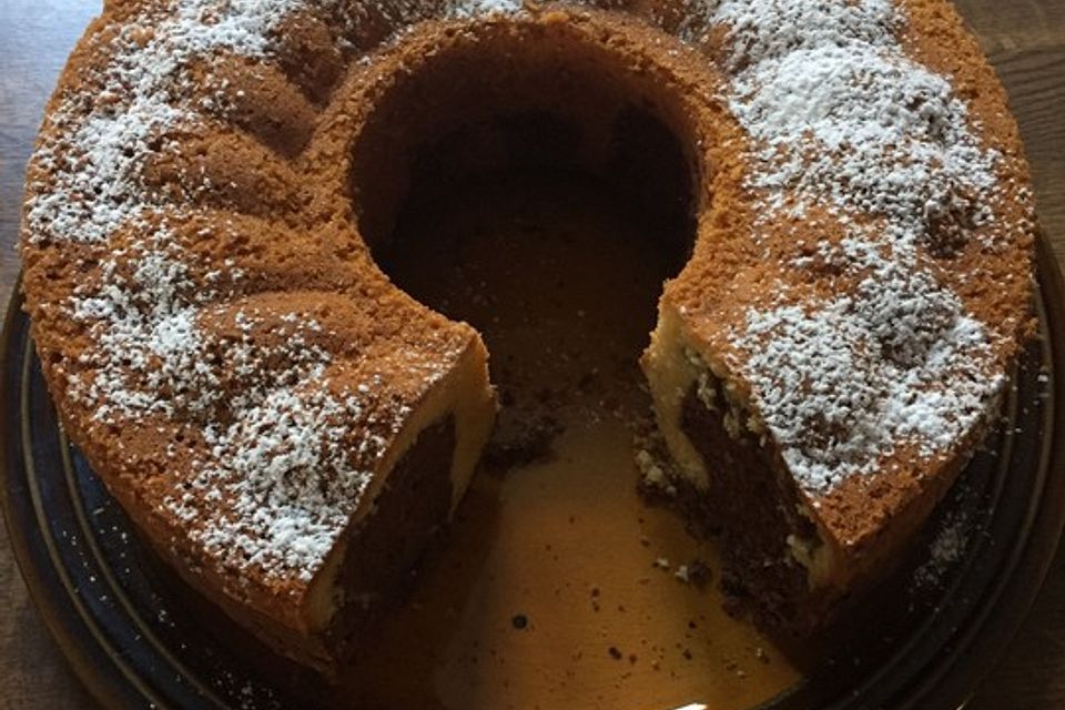 Marmor - Nutella - Kuchen