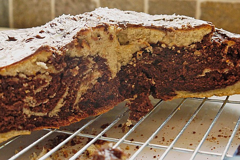 Marmor - Nutella - Kuchen