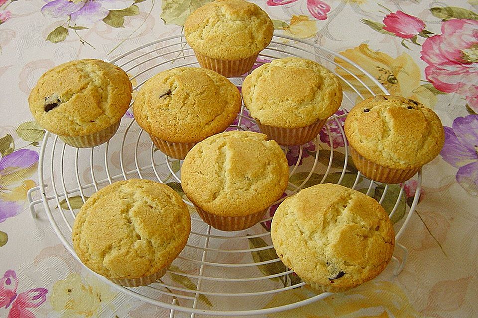 Einfache Nuss - Nougat - Muffins