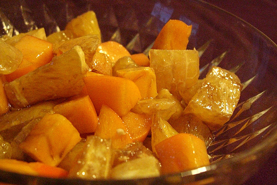 Herzhafter Orangensalat