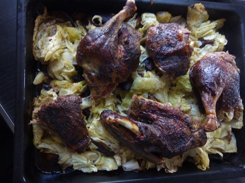 Ente mit Wirsing und Kartoffeln von Eggy156| Chefkoch