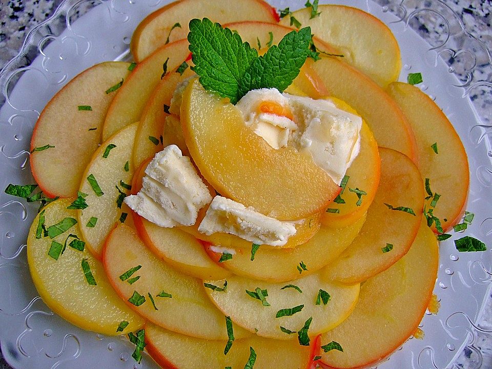 Apfel - Carpaccio mit Honig von FlowerBomb | Chefkoch