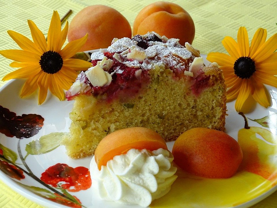 Aprikosen - Himbeer - Kuchen von whooly| Chefkoch