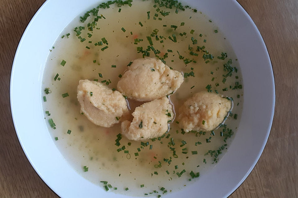 Grießnockerlsuppe