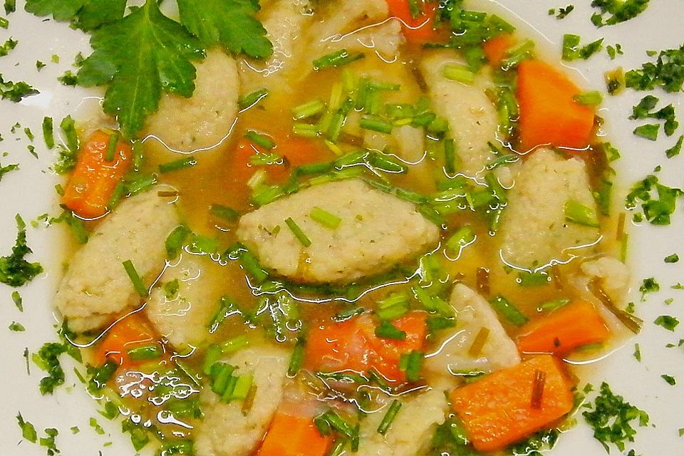 Grießnockerlsuppe