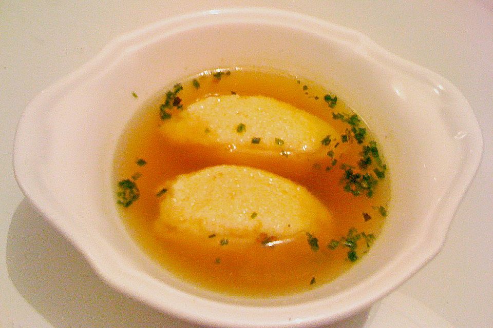 Grießnockerlsuppe