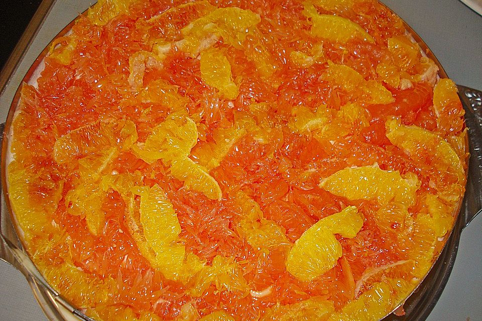 Grapefruit - Frischkäsetorte