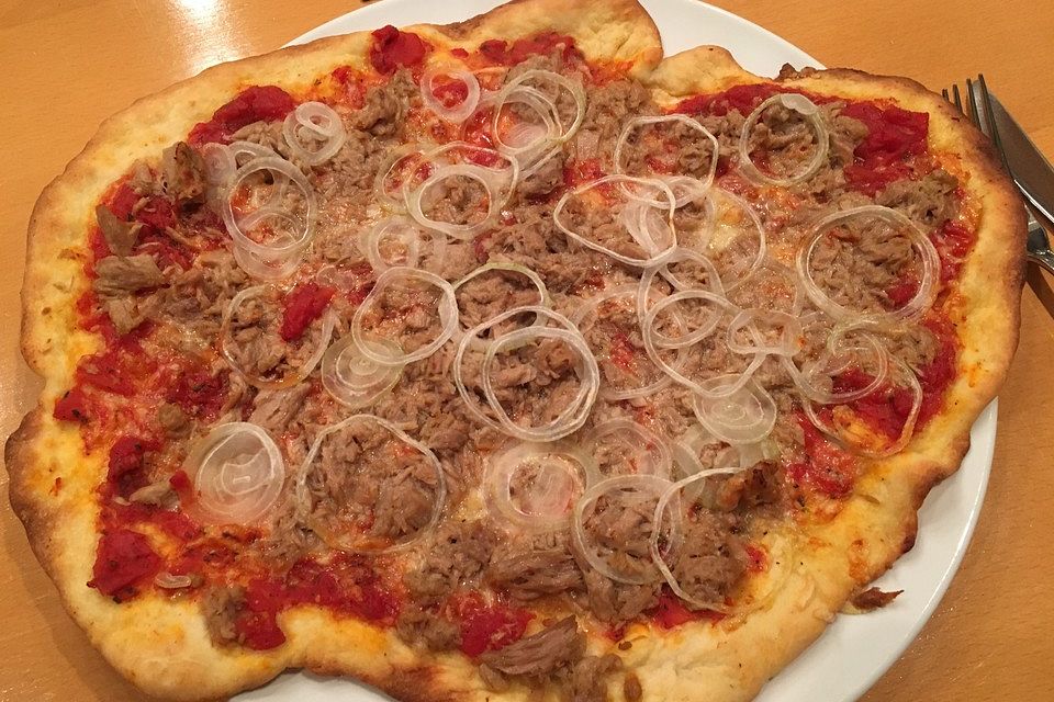 Thunfischpizza