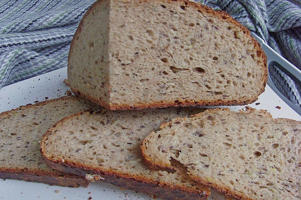 Buttermilchkartoffelbrot mit Sauerteig