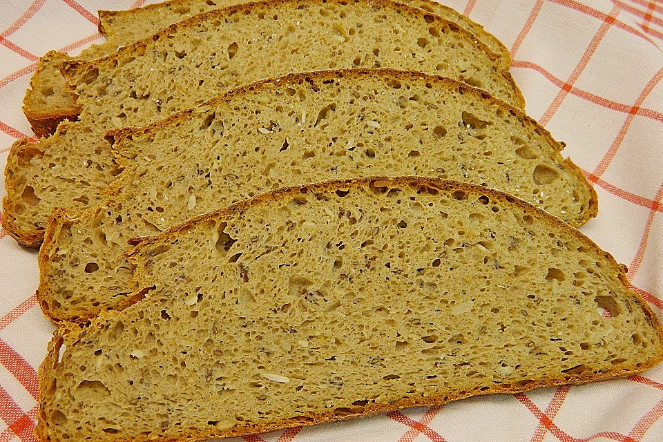 Buttermilchkartoffelbrot mit Sauerteig