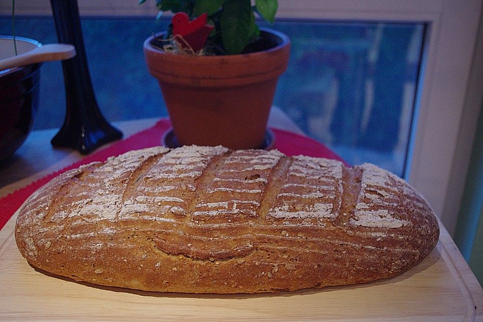 Buttermilchkartoffelbrot mit Sauerteig