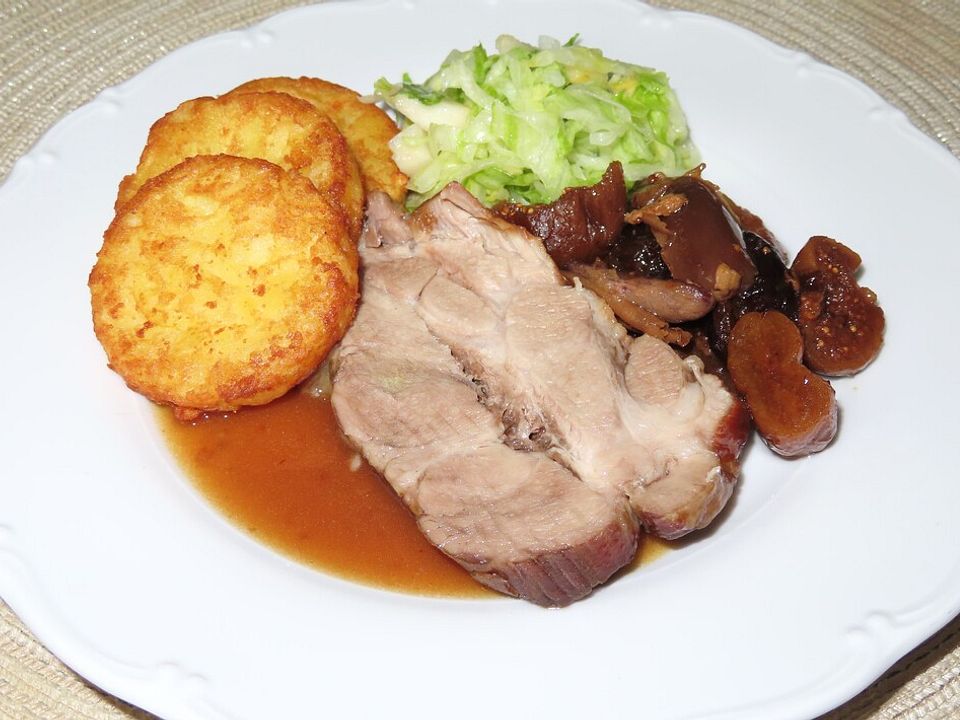 Schinkenbraten mit Trockenobst von Mamakiste| Chefkoch