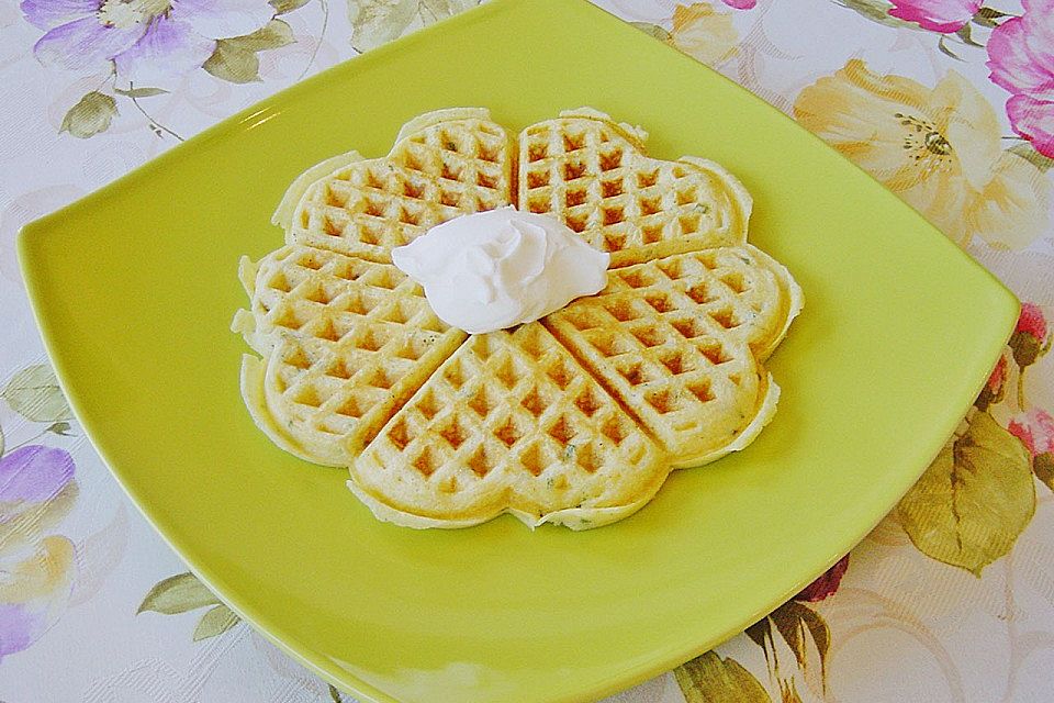 Knusprige Waffeln mit Maismehl