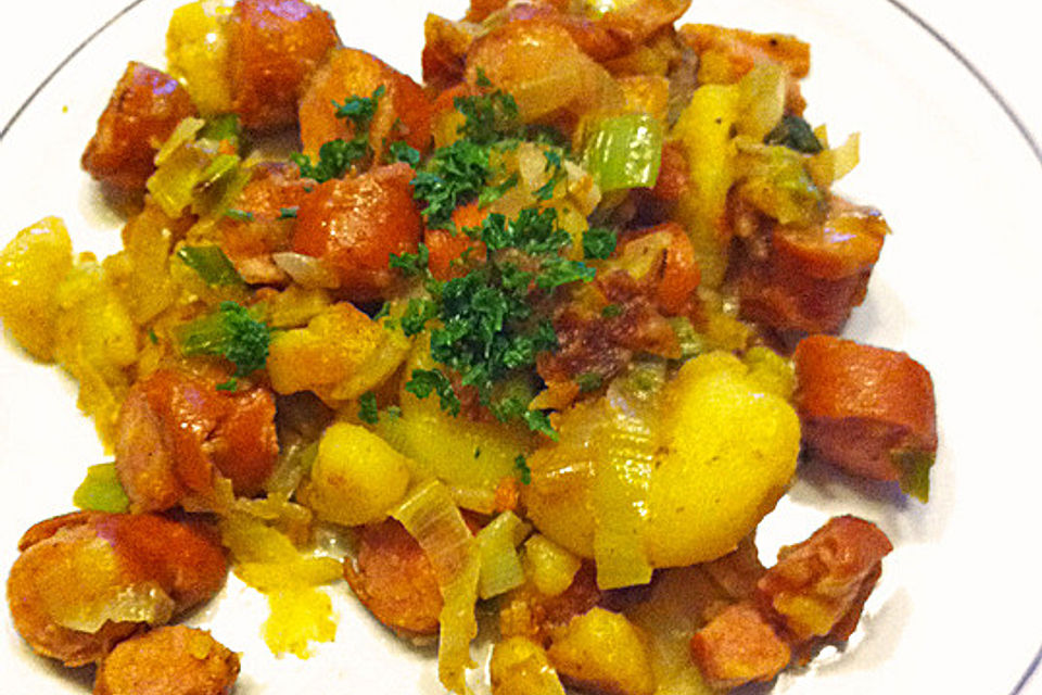 Wurst - Kartoffelpfanne