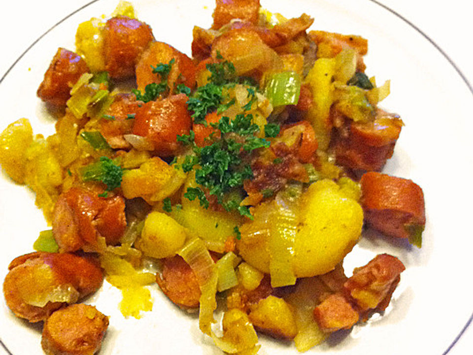 Wurst - Kartoffelpfanne| Chefkoch