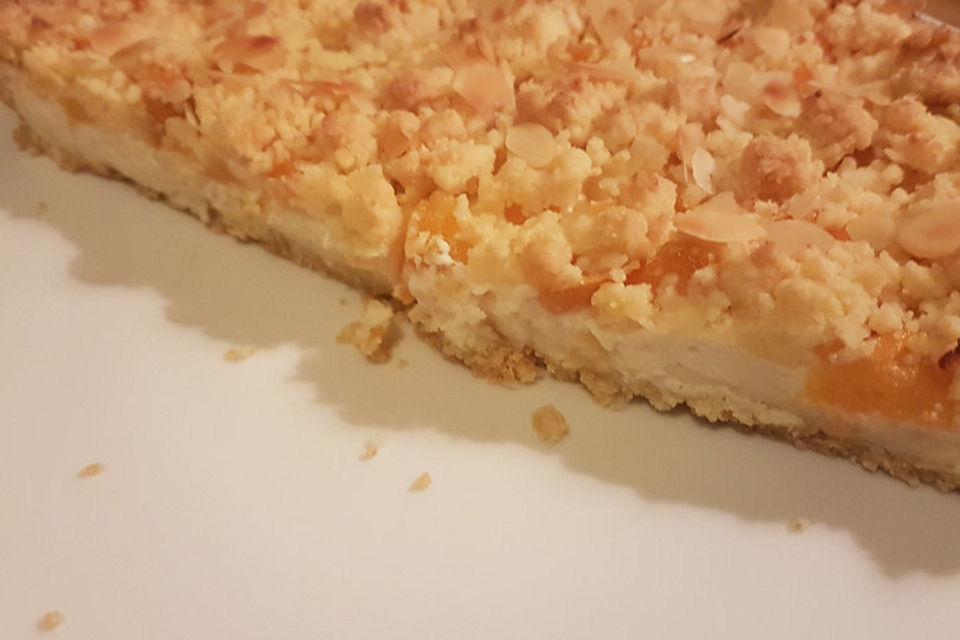 Rhabarber - Käsekuchen mit Streusel