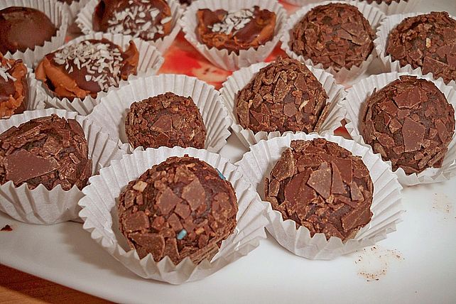 Sehr einfache Schokoladentrüffel von Cookie-Lisa| Chefkoch