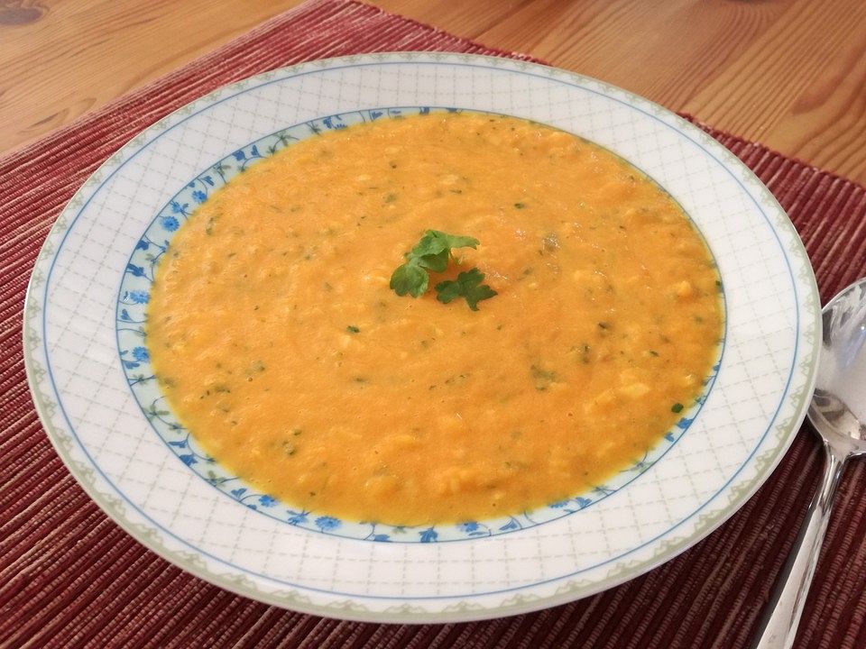 Möhren - Kokos - Suppe mit Ingwer von thomas-becker| Chefkoch
