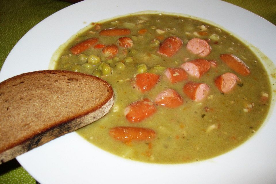 Linsensuppe mit Cabanossi