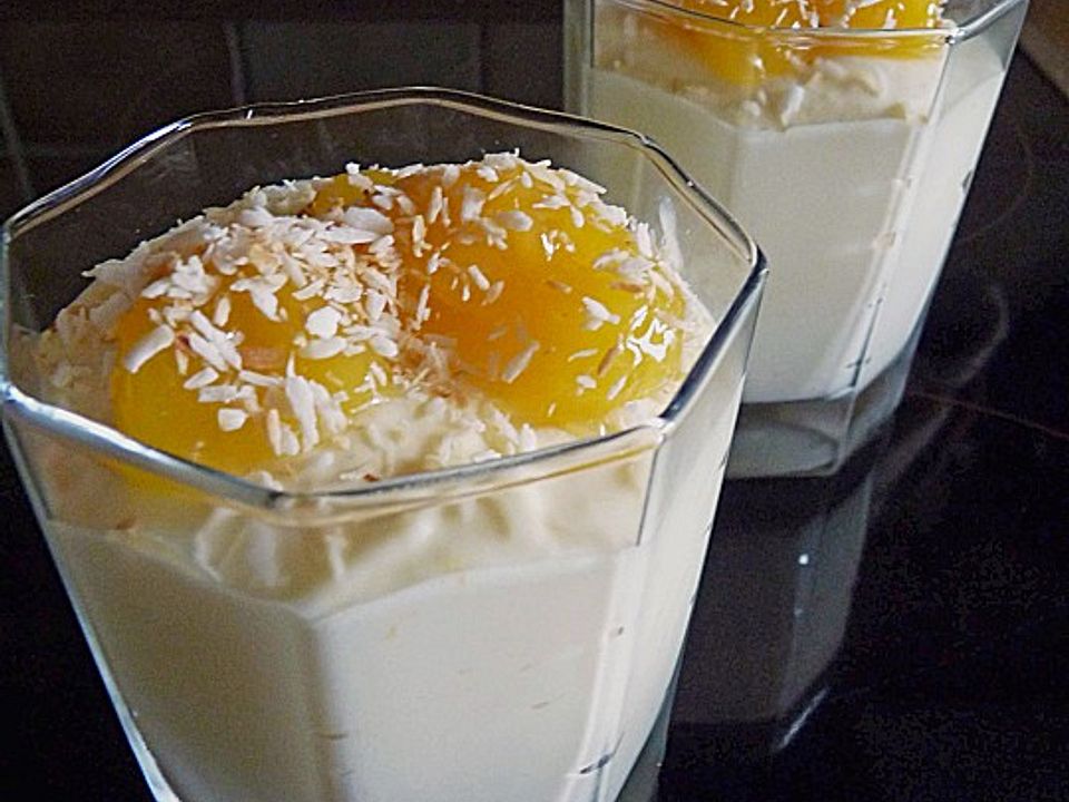 Roros Zitronen - Joghurt - Creme mit Kokosbröseln von Stift1| Chefkoch