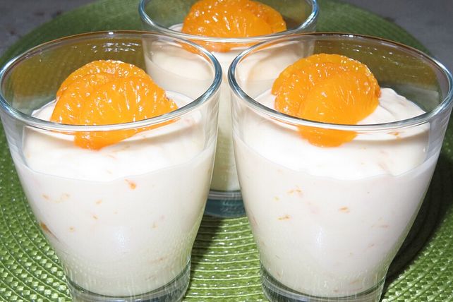 Orangenpudding - Quarkcreme von leophilli| Chefkoch
