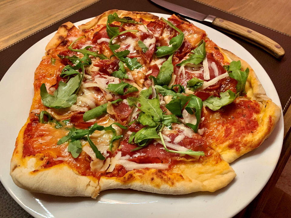 Rucola-Pizza mit Parmaschinken von StMenken64 | Chefkoch