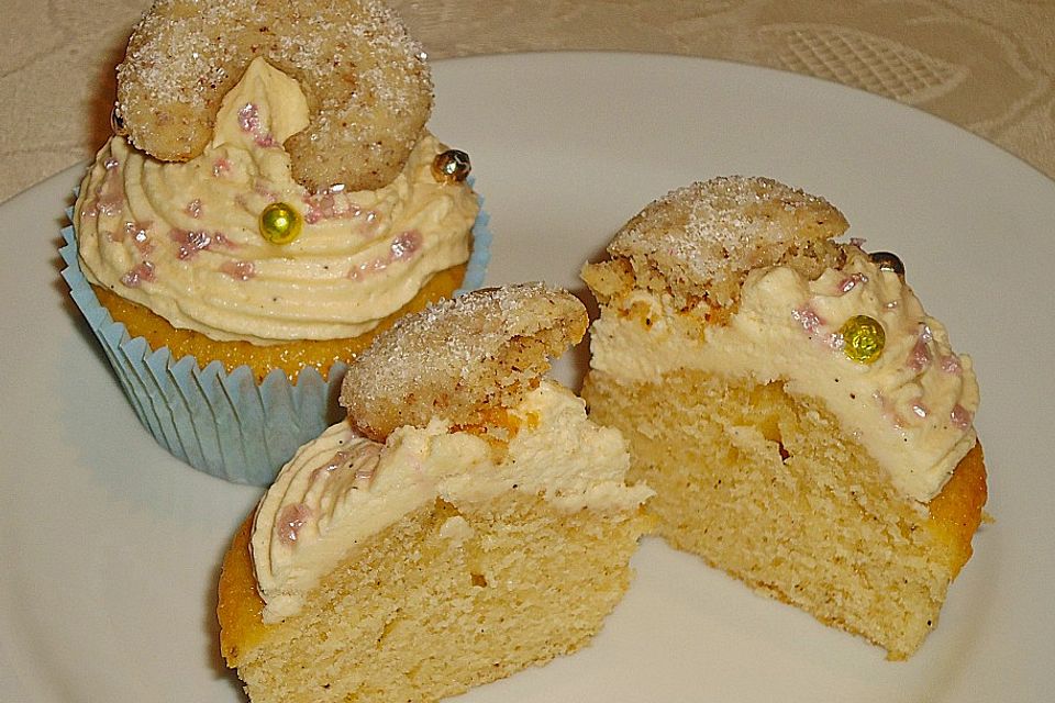 Vanillekipferl - Cupcakes