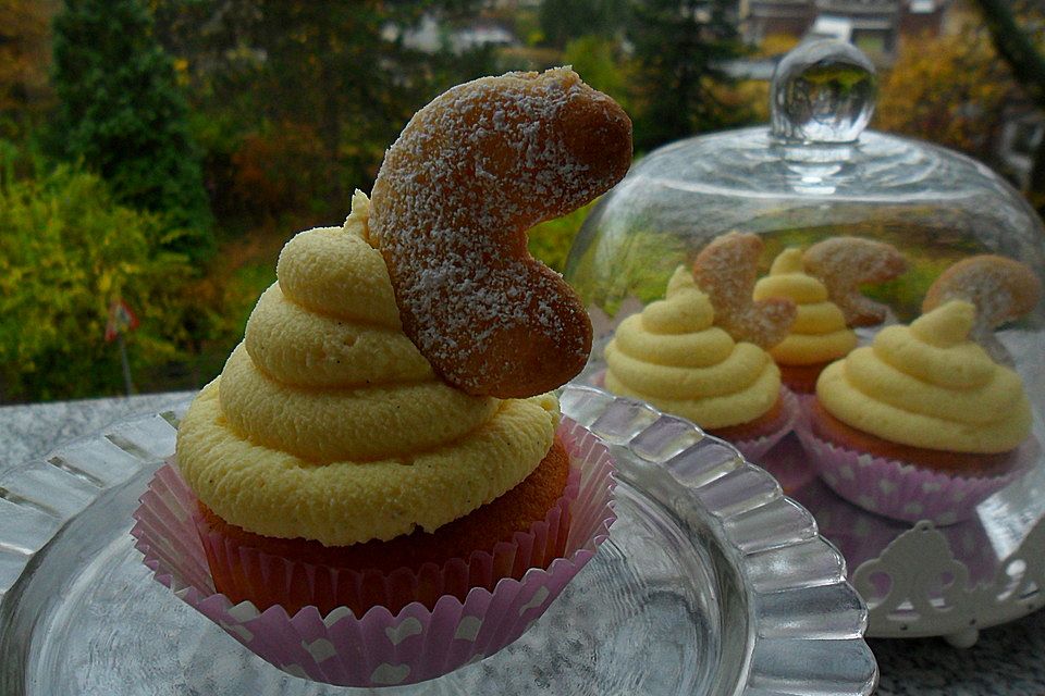 Vanillekipferl - Cupcakes