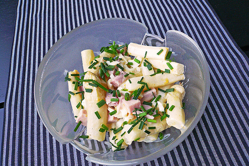 Spargel - Schinken - Salat