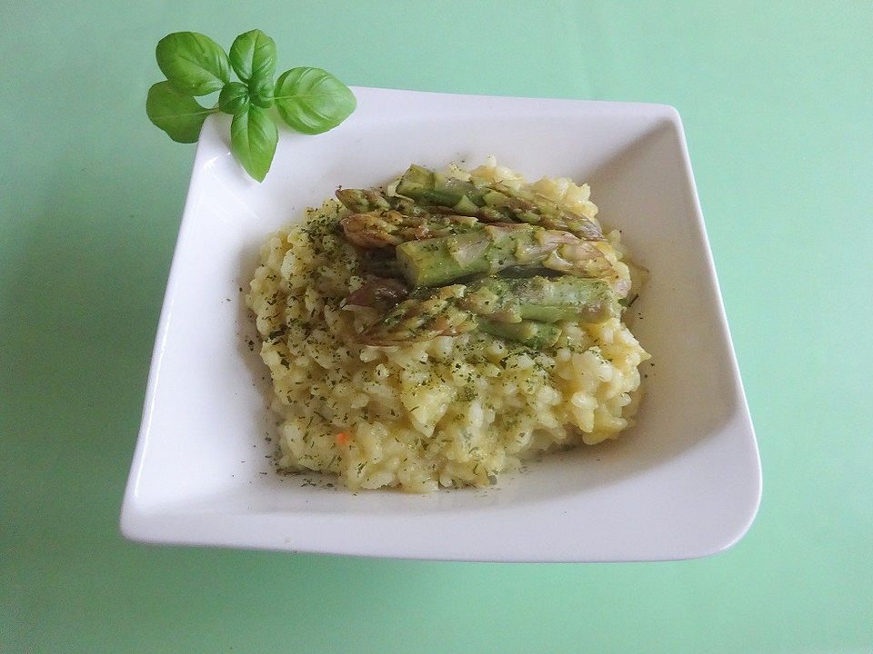 Ingwerrisotto mit grünem Spargel von Käthe| Chefkoch