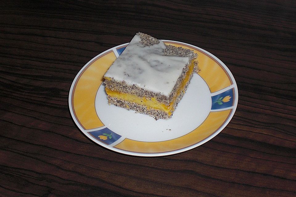 Mohn - Mandarinen - Kuchen