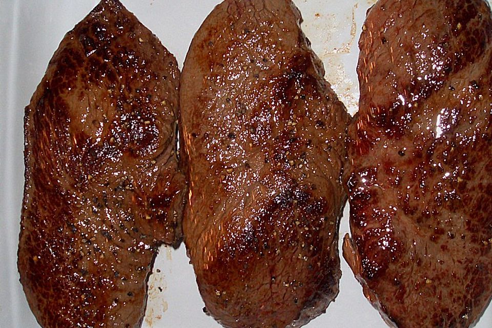 Rindersteaks - sanft garen mit Niedrigtemperatur