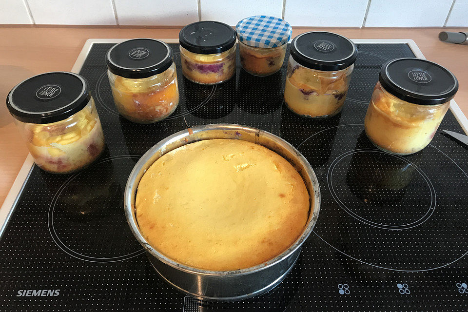 Brisanes Käsekuchen ohne Boden