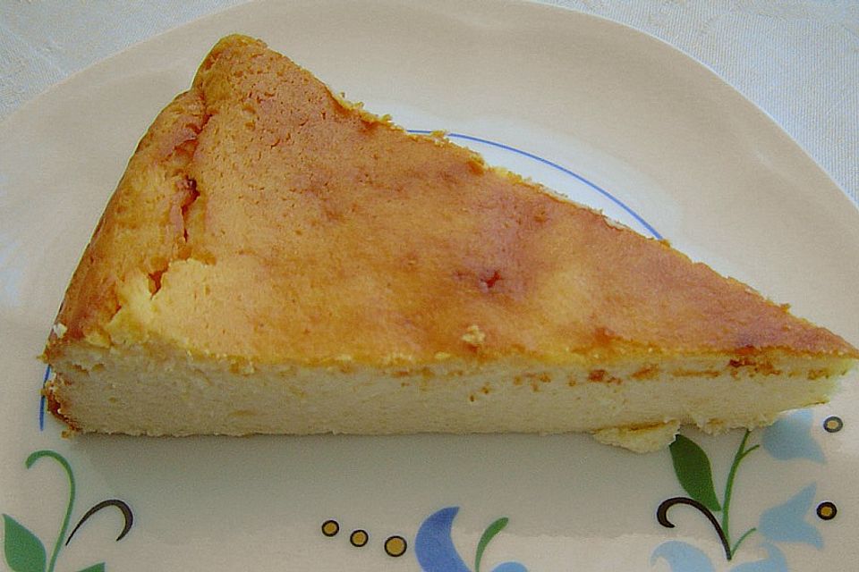 Brisanes Käsekuchen ohne Boden