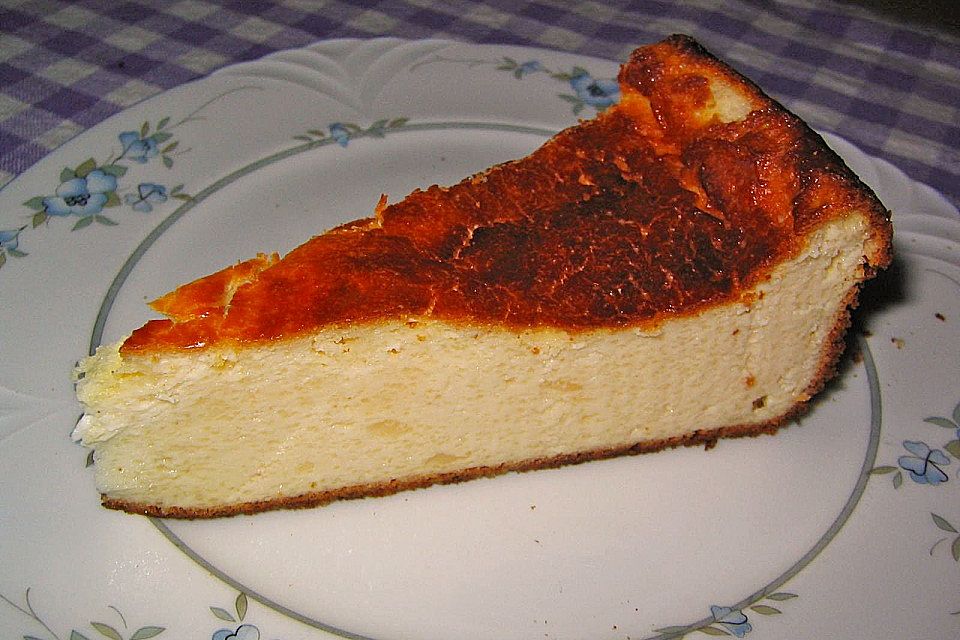 Brisanes Käsekuchen ohne Boden