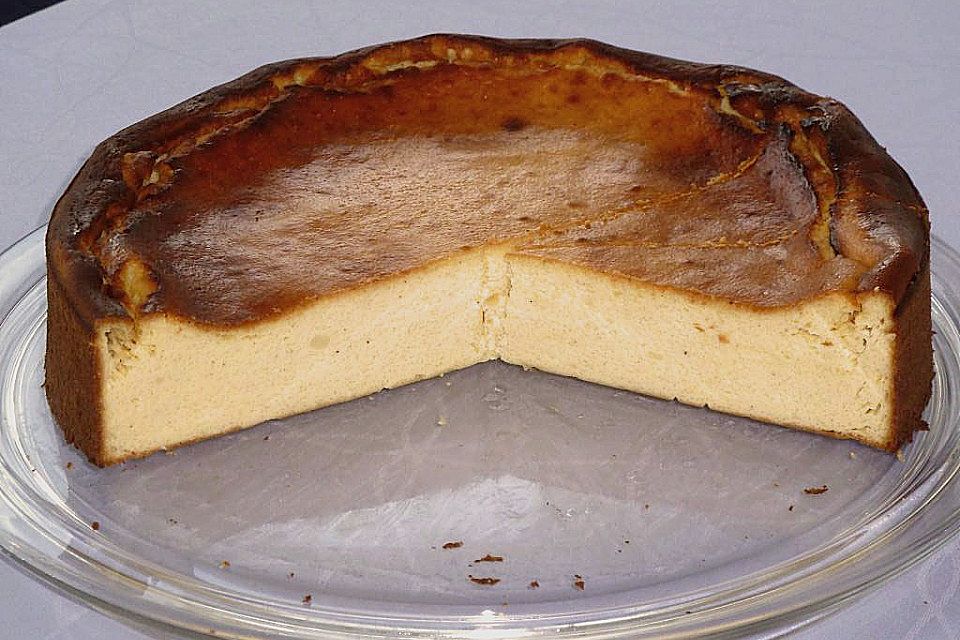 Brisanes Käsekuchen ohne Boden