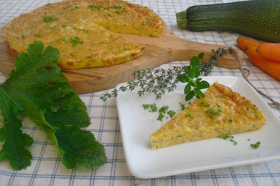 Zucchinikuchen pikant