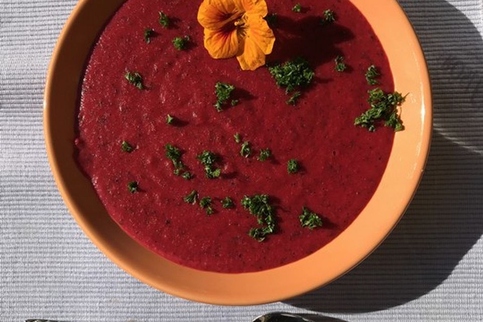 Rote Bete - Kartoffel - Meerrettich Suppe