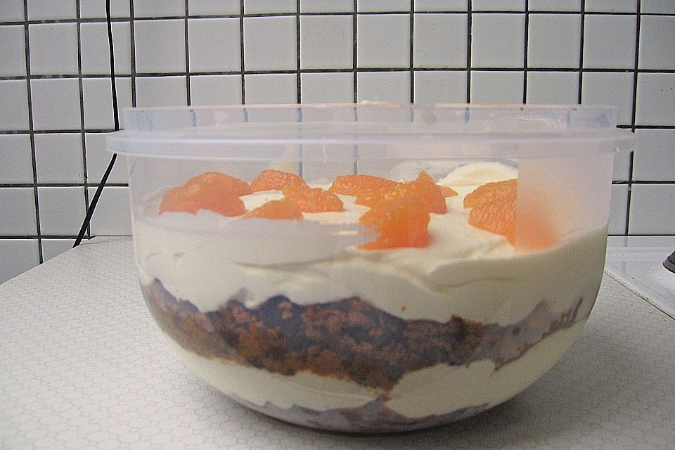 Weihnachtliche Mandarinencreme