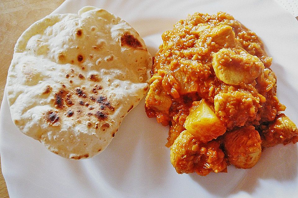 Chapati - indisches Fladenbrot Chapati - indisches Fladenbrot